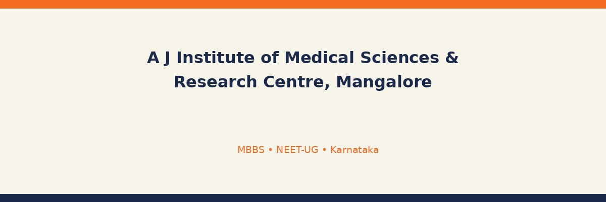 A J Institute of Medical Sciences & Research Centre, Mangalore