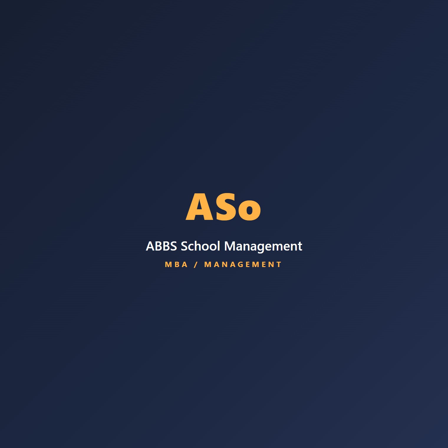 ABBS School of Management logo