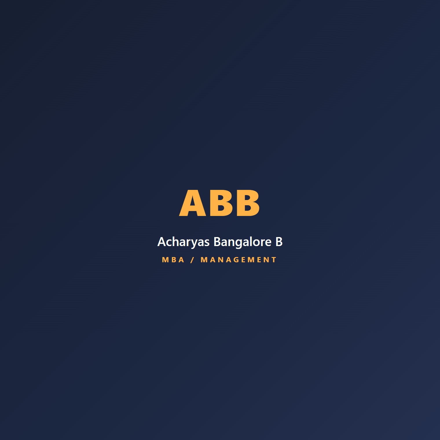 Acharyas Bangalore B School logo