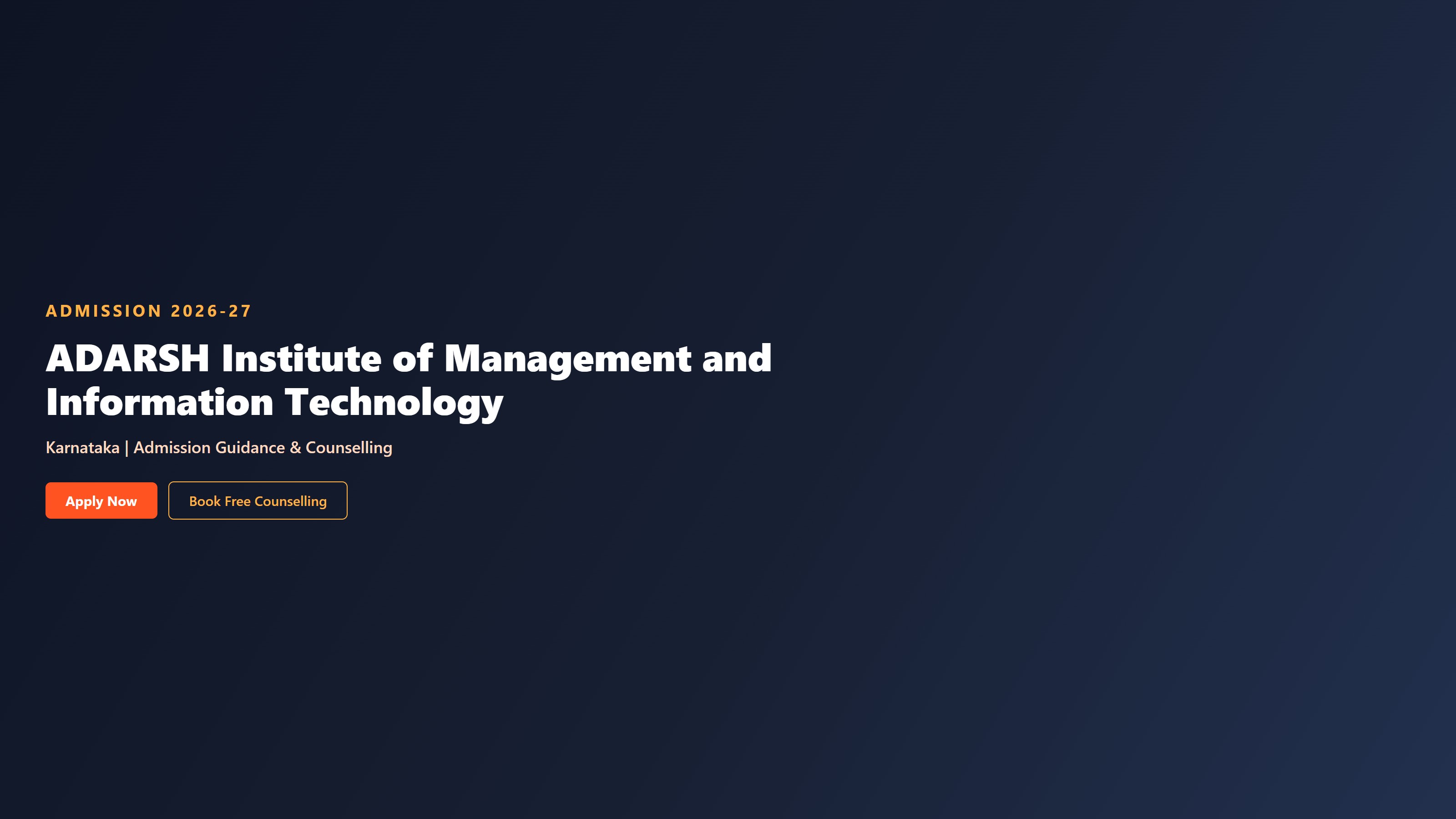 ADARSH Institute of Management and Information Technology