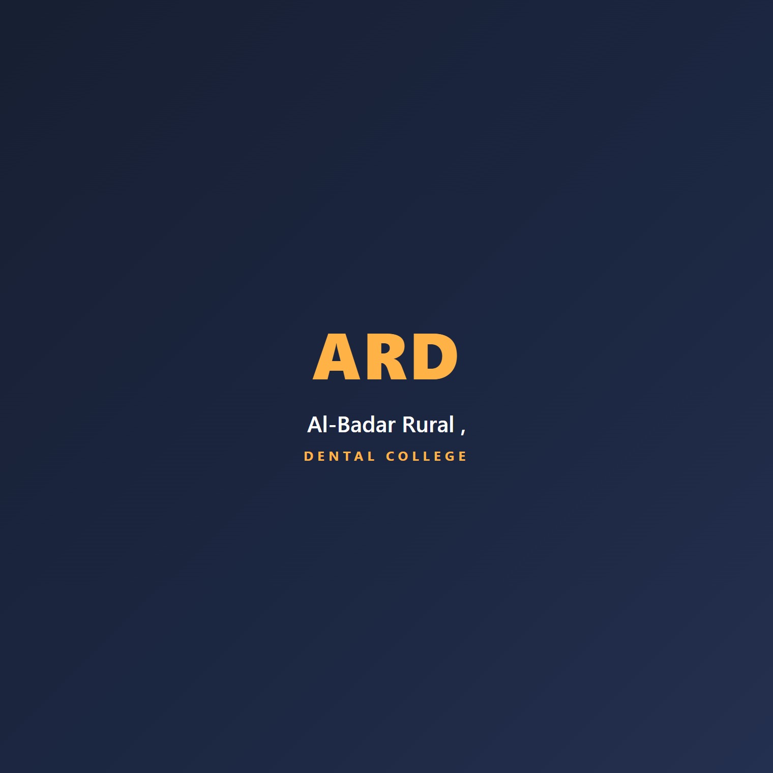 Al-Badar Rural Dental College & Hospital, Gulbarga logo