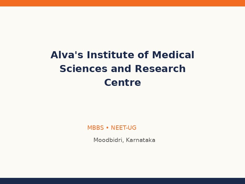 Alva's Institute of Medical Sciences and Research Centre