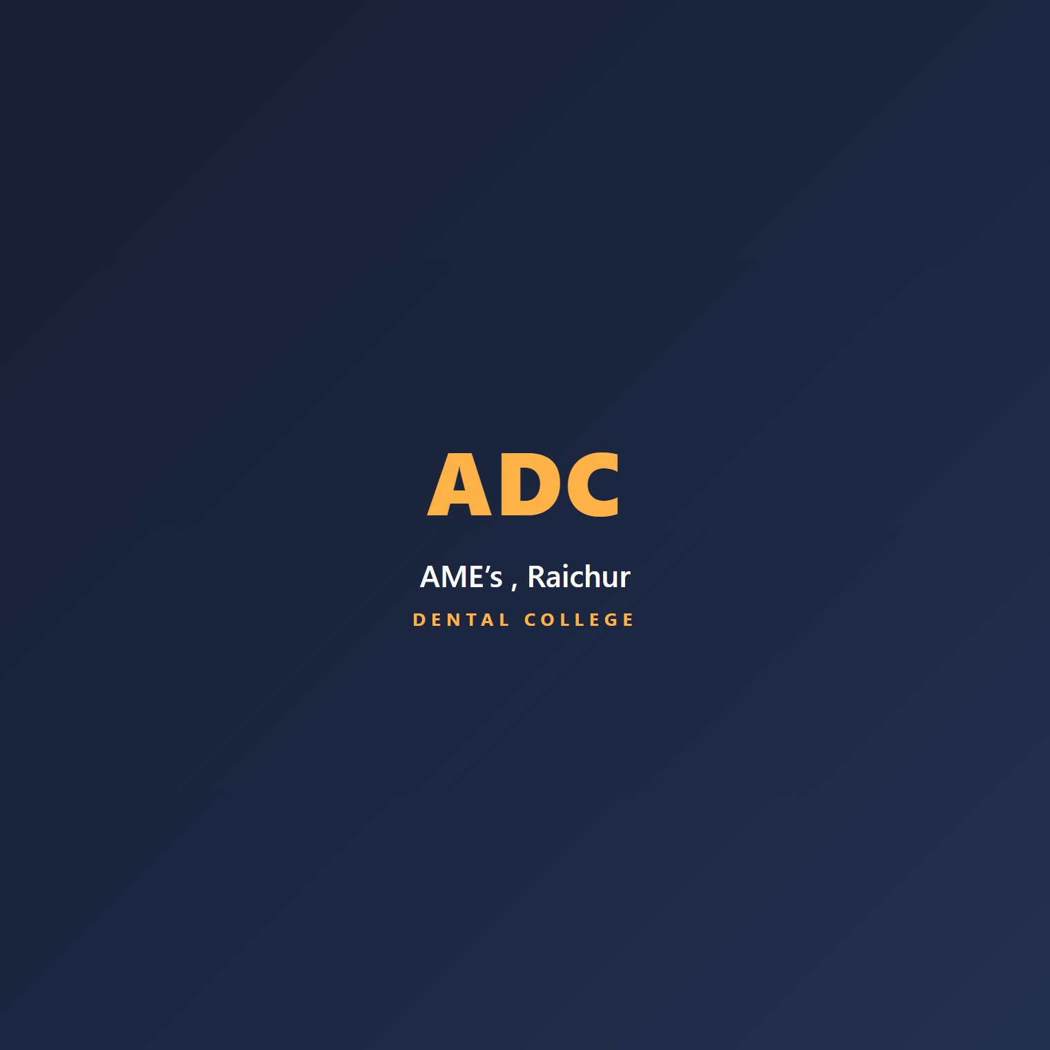 AME’s Dental College & Hospital, Raichur logo