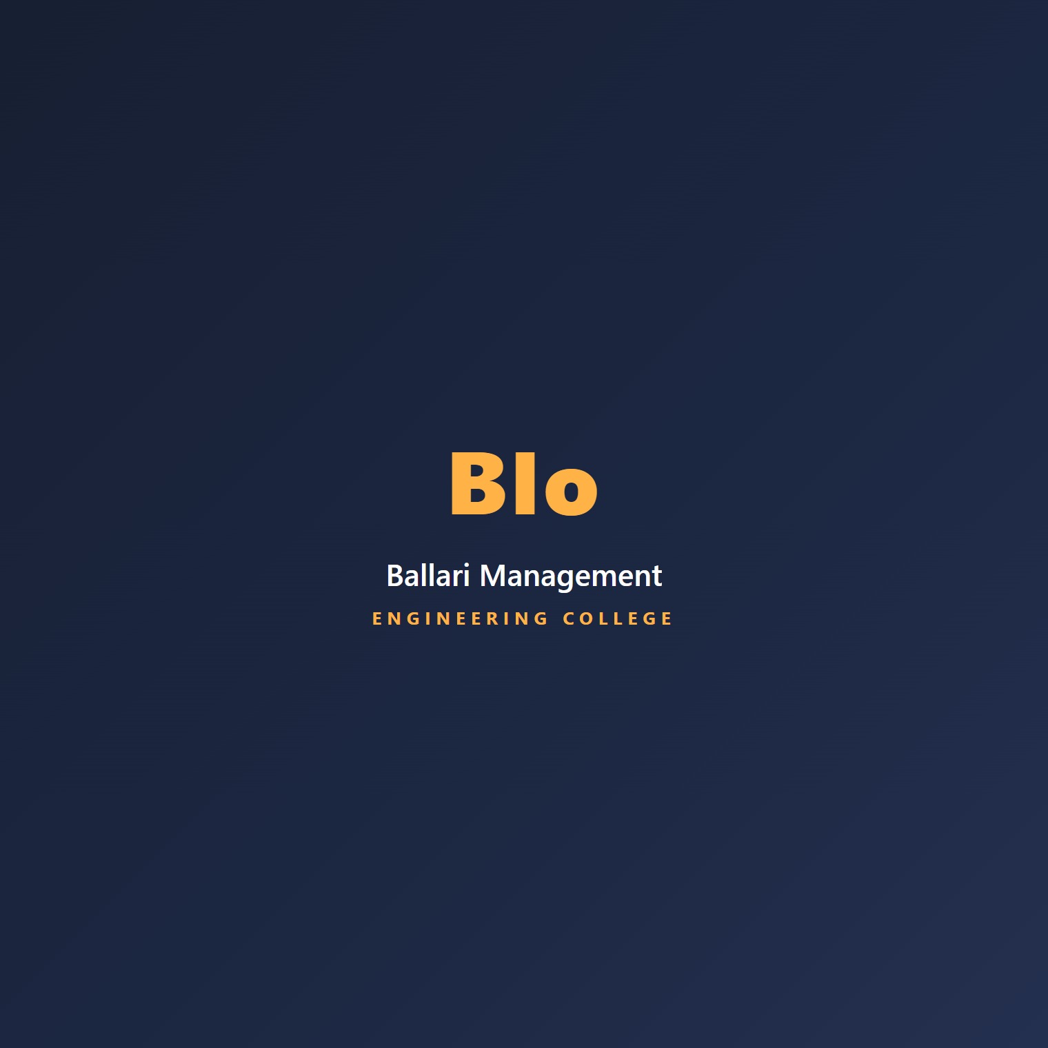 Ballari Institute of Technology & Management logo