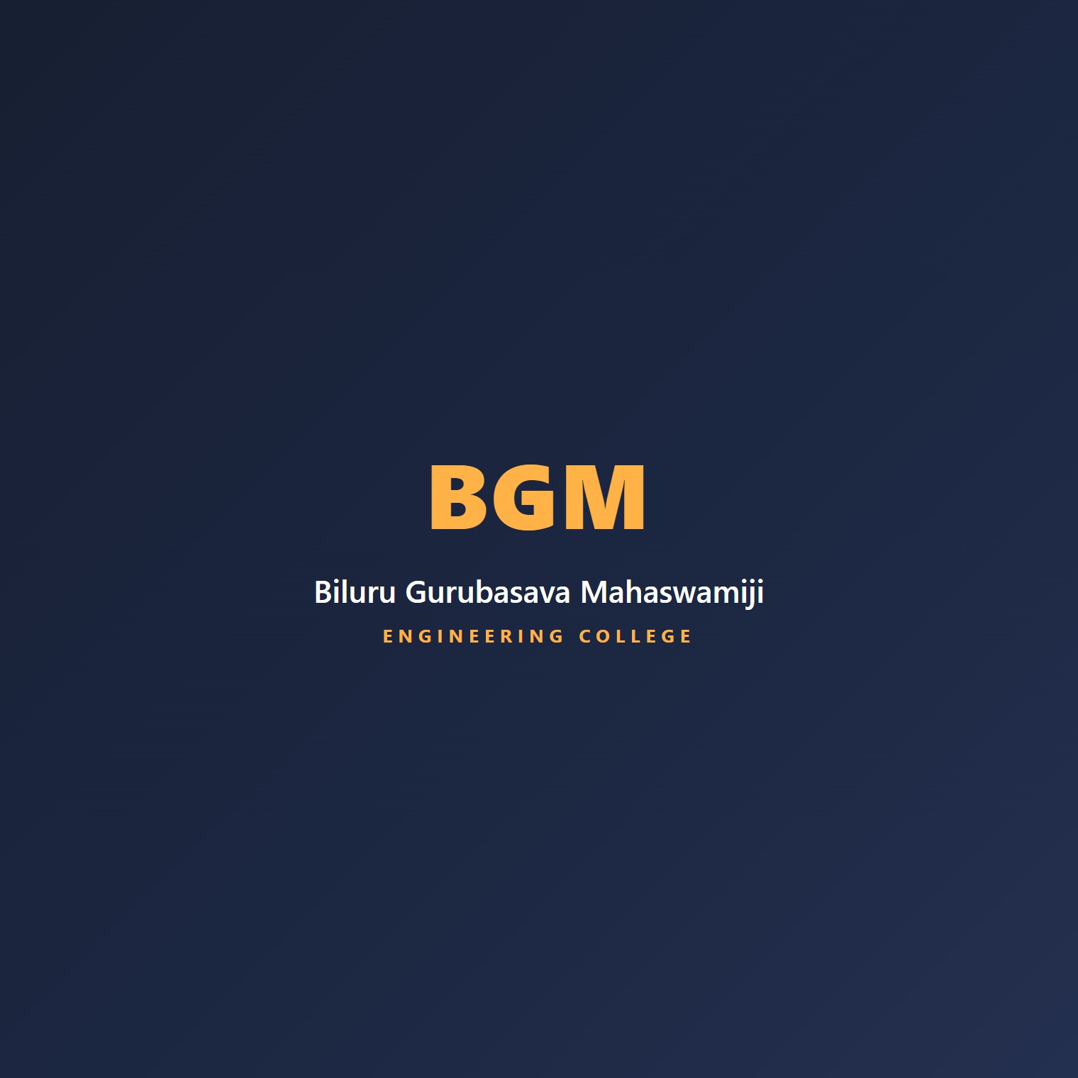 Biluru Gurubasava Mahaswamiji Institute of Technology logo