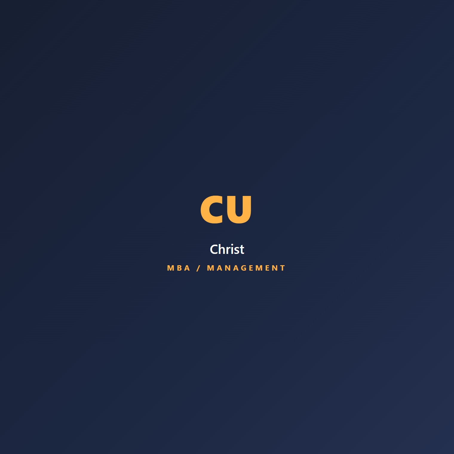 Christ University logo