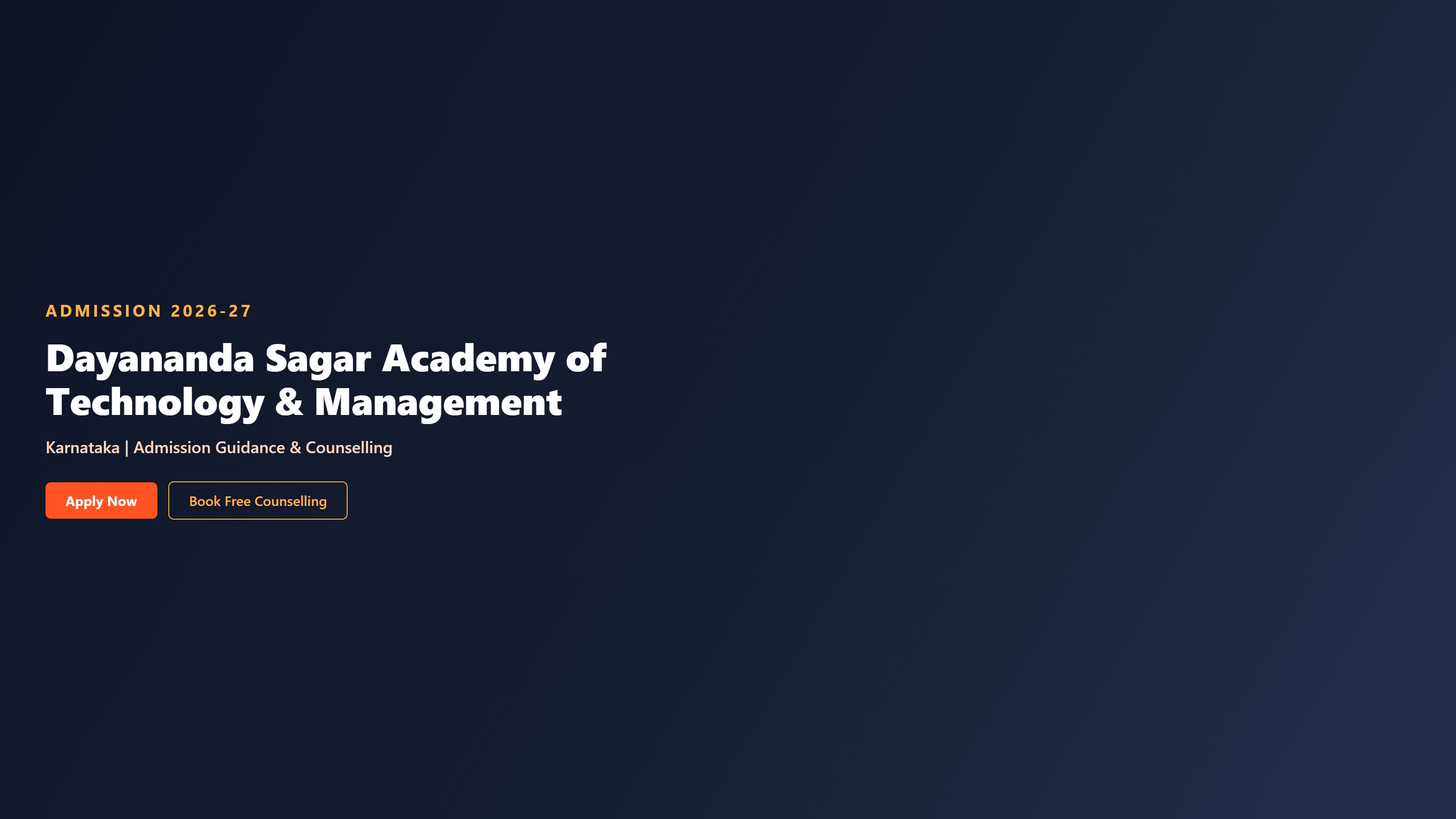 Dayananda Sagar Academy of Technology & Management