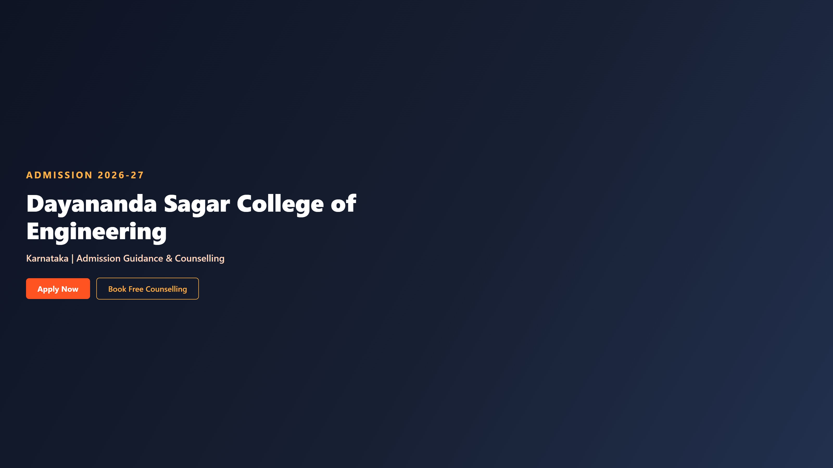 Dayananda Sagar College of Engineering