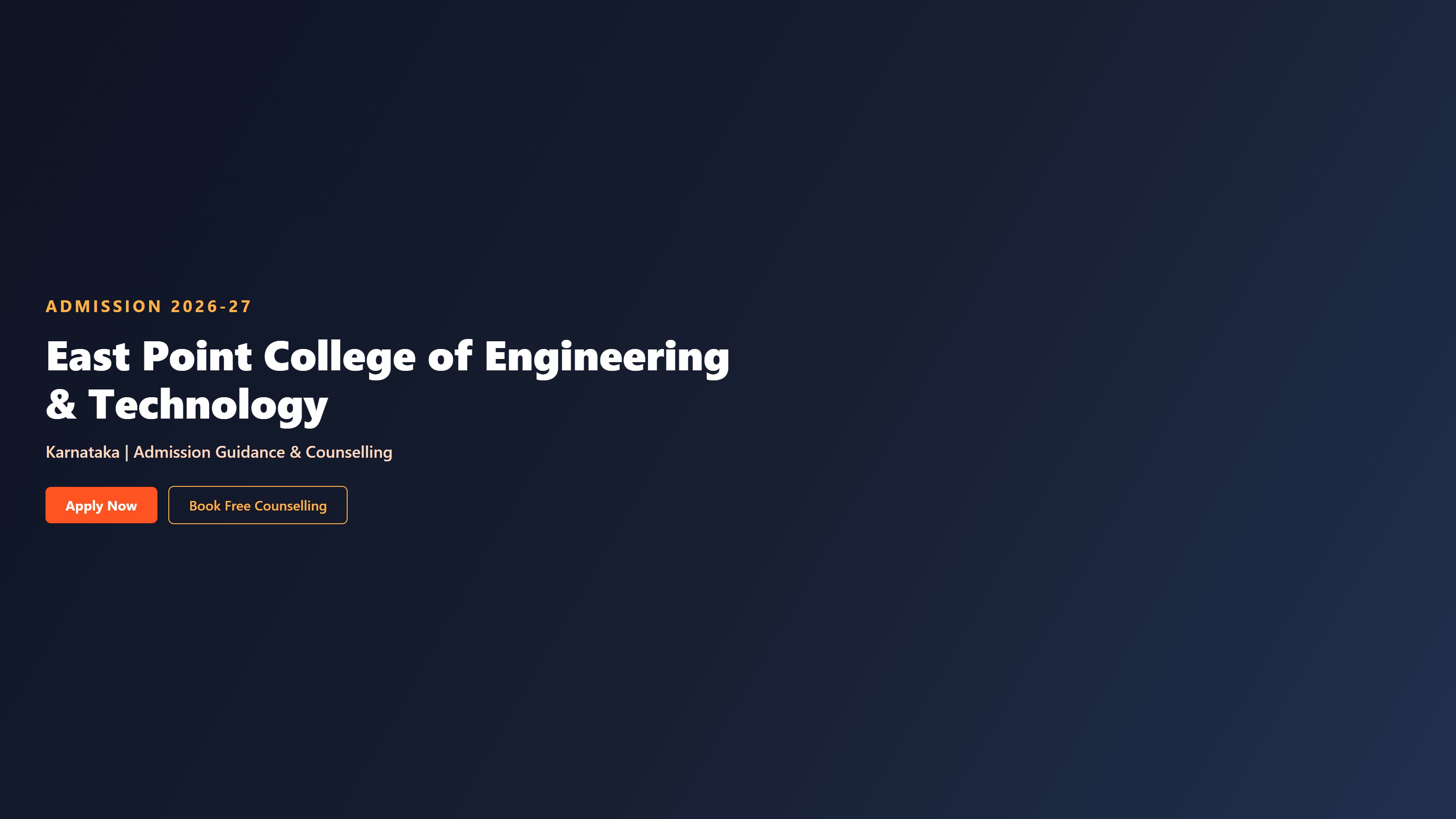East Point College of Engineering & Technology