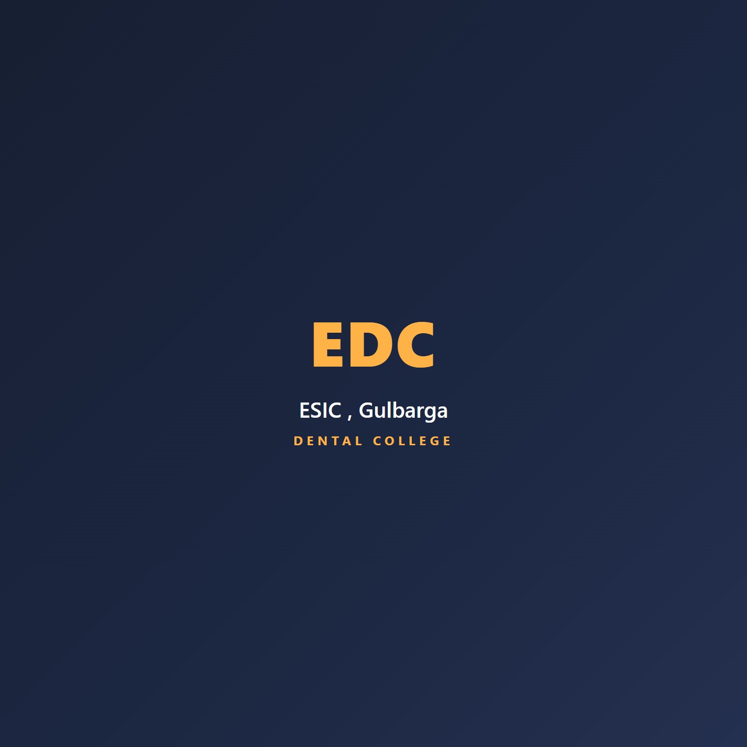 ESIC Dental College, Gulbarga logo