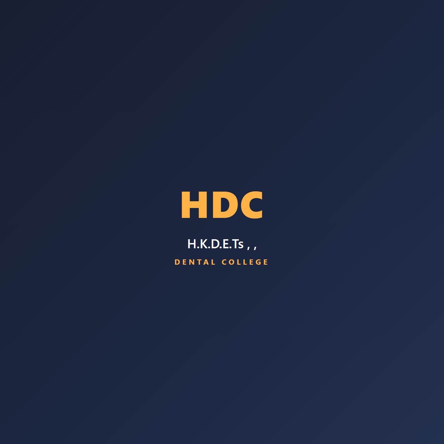 H.K.D.E.Ts Dental College, Hospital & Research Institute, Humnabad logo