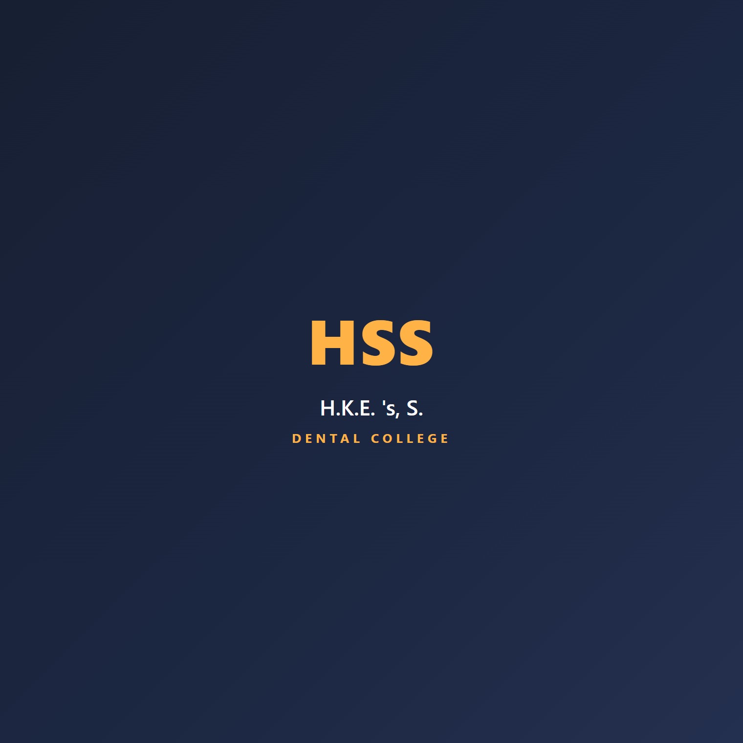 H.K.E. Society's, S. Nijalingappa Institute of Dental Sciences & Research logo