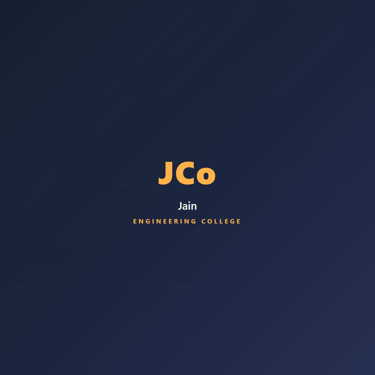 Jain College of Engineering logo