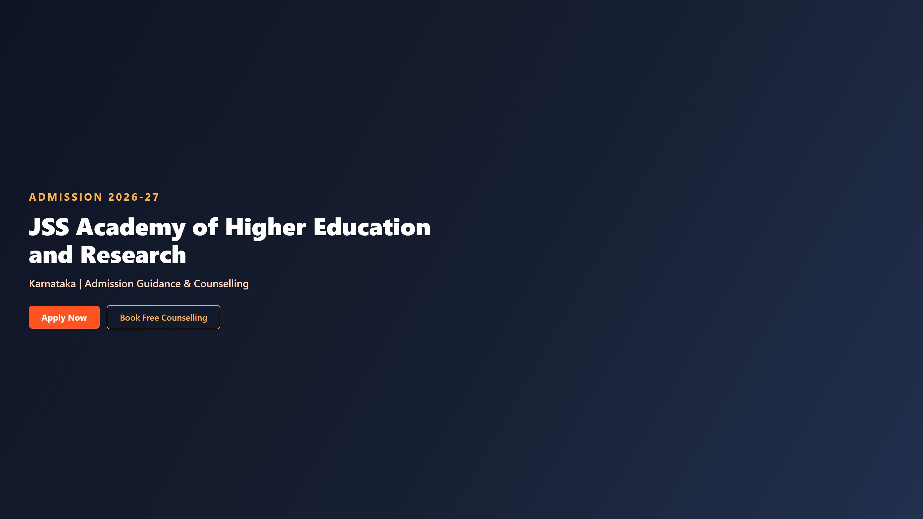 JSS Academy of Higher Education and Research