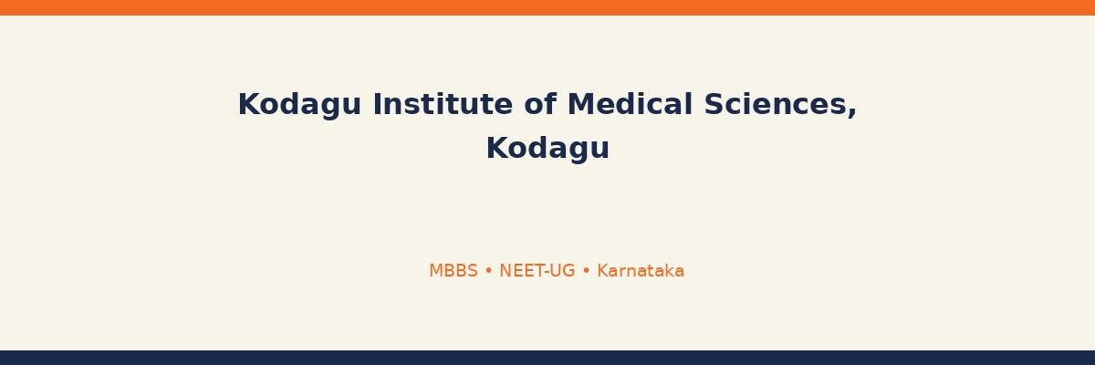 Kodagu Institute of Medical Sciences, Kodagu