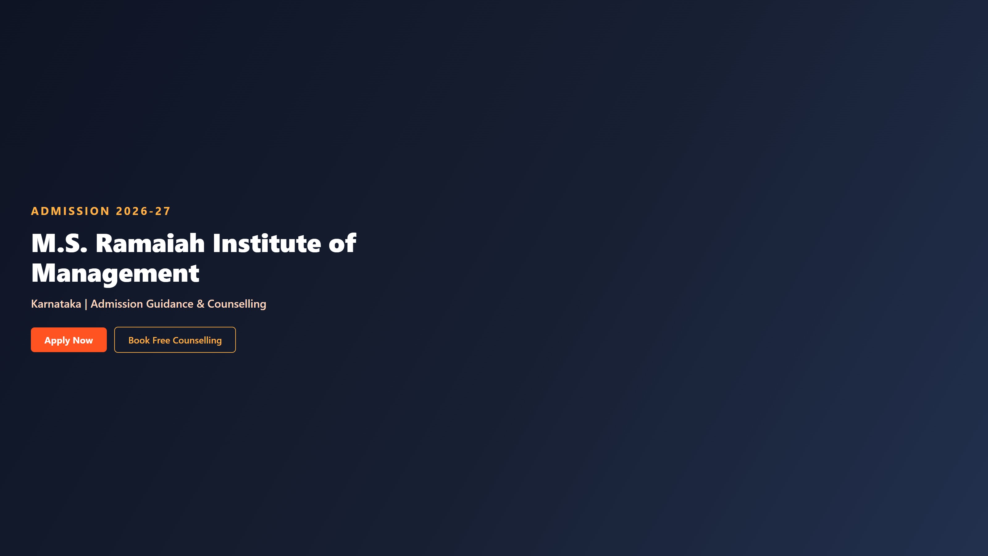 M.S. Ramaiah Institute of Management