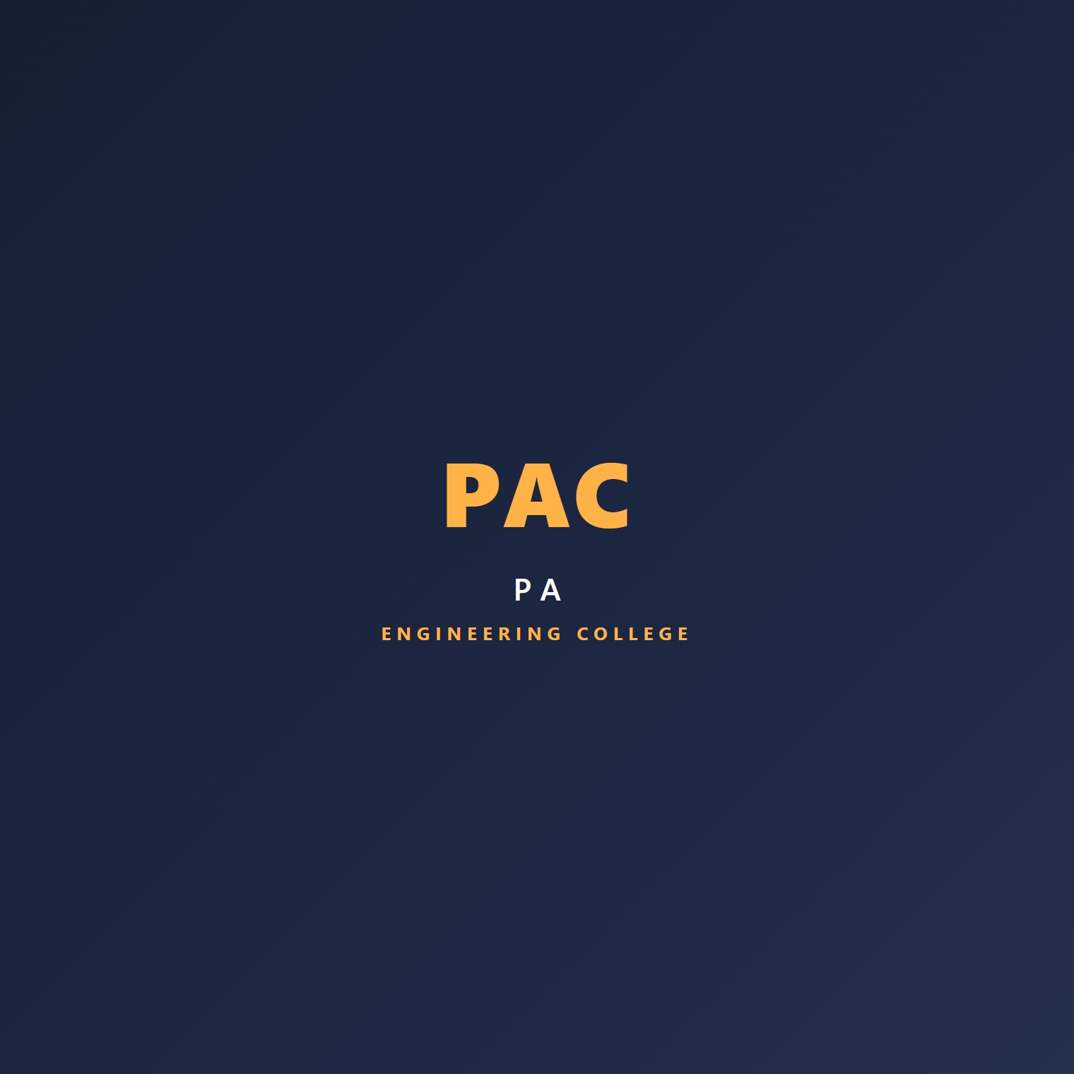 P A College of Engineering logo