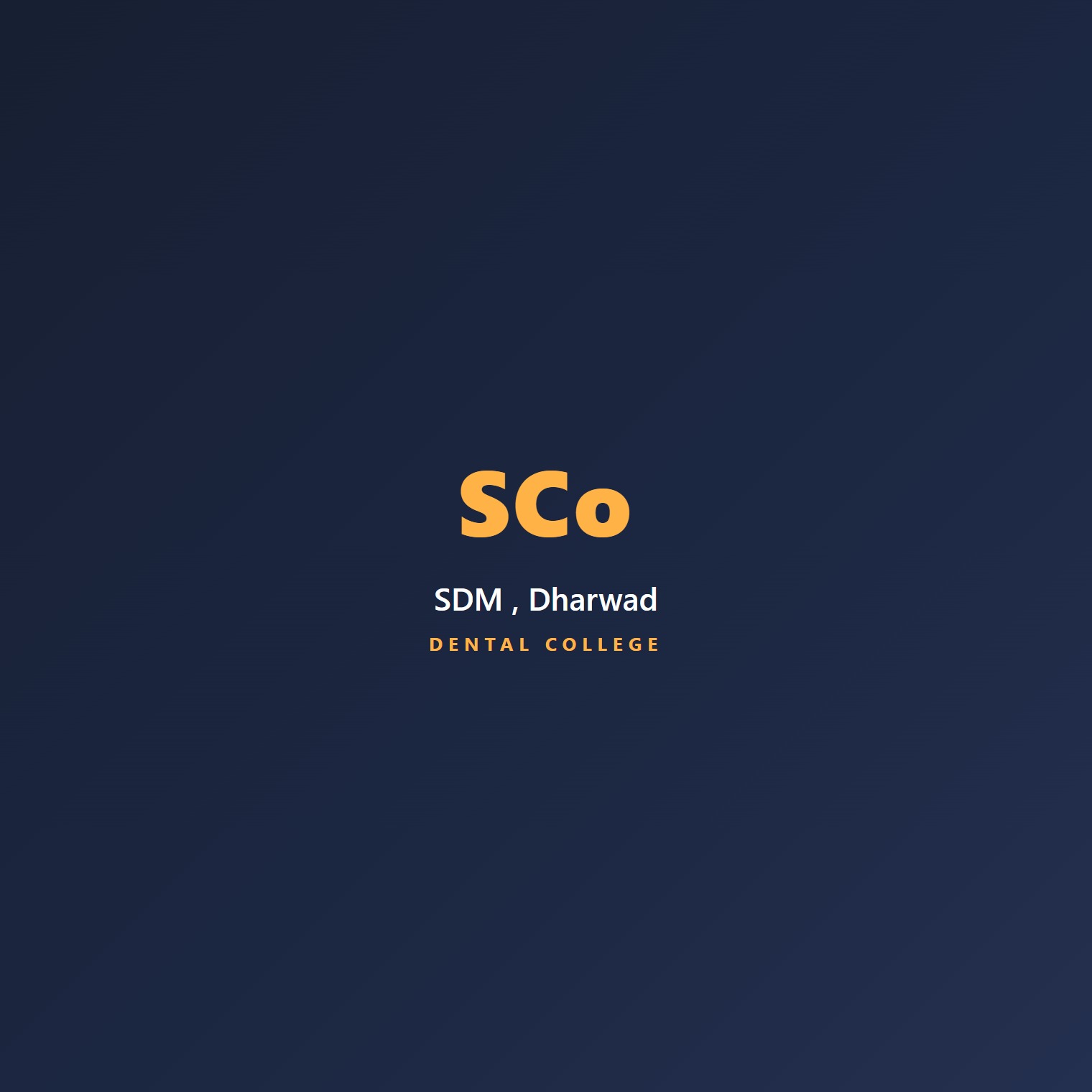 SDM College of Dental Sciences & Hospital, Dharwad logo