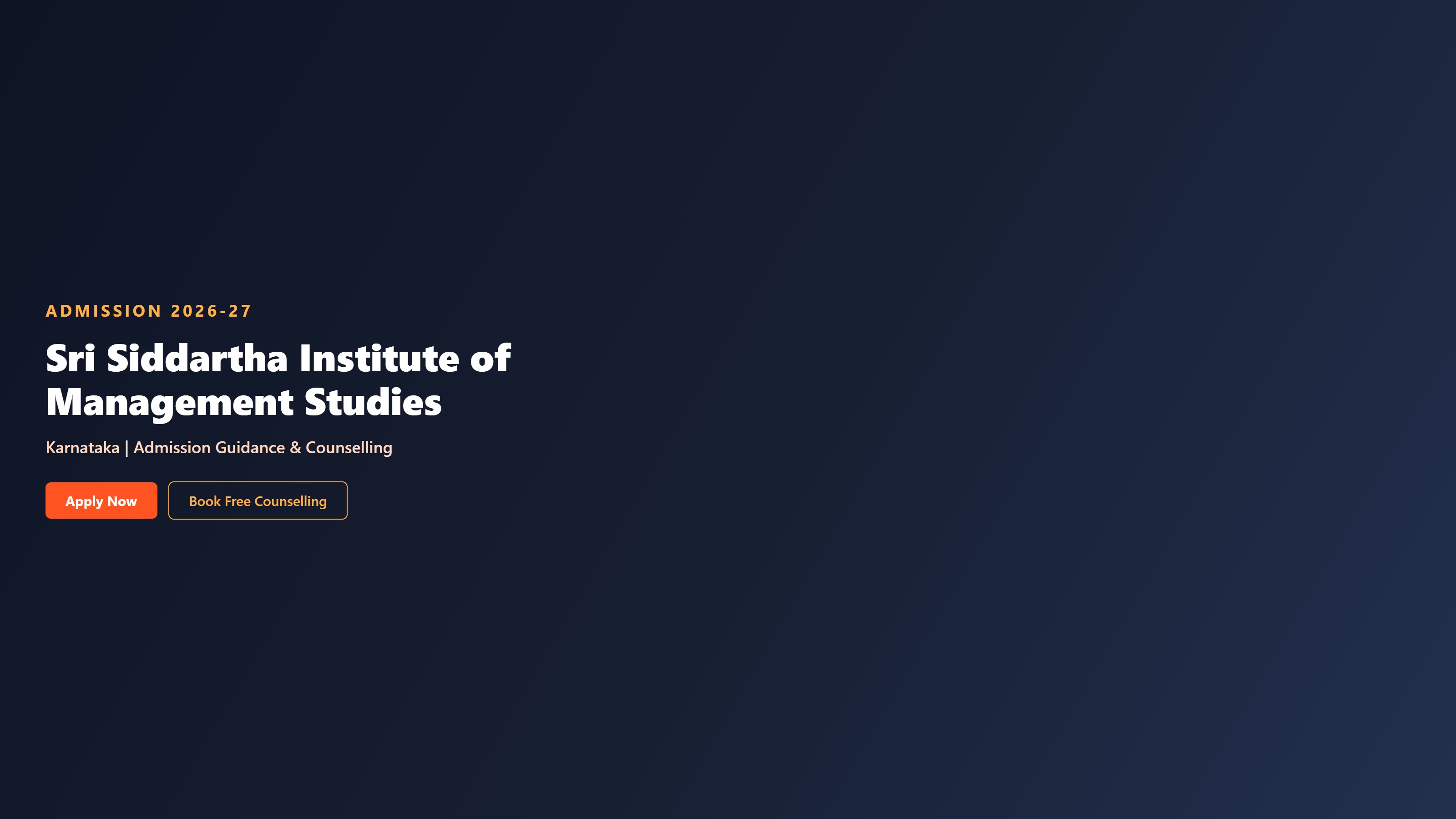Sri Siddartha Institute of Management Studies